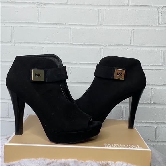 MICHAEL Michael Kors Shoes - Michael Kors platform peep toe heel booties
